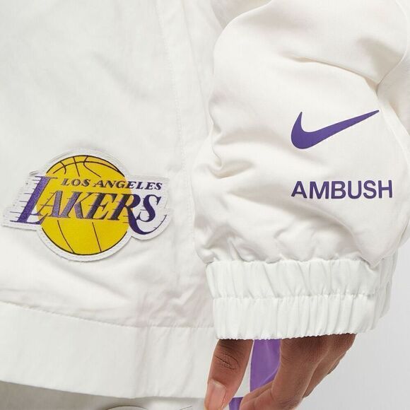 Nike x AMBUSH Los Angeles Lakers Kobe Bryant Sz M Water Repellent Coat Jacket ne - Picture 6 of 14